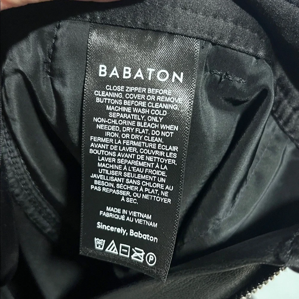 Babaton Agency Black Leather Shorts Size 4